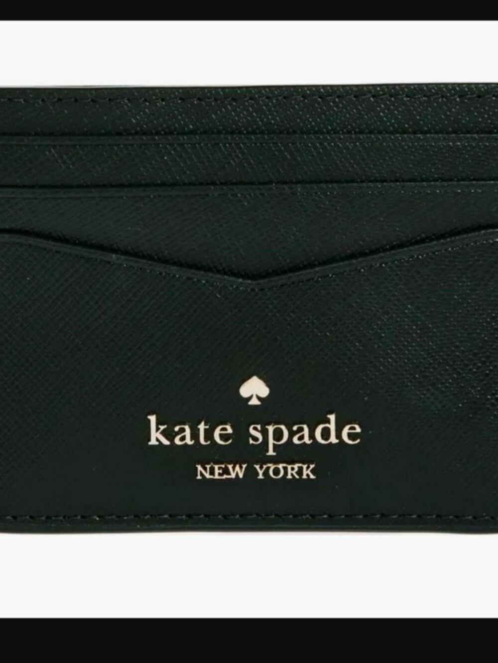 Kate Spade-Staci Small Slim Card Holder (Black 🖤)